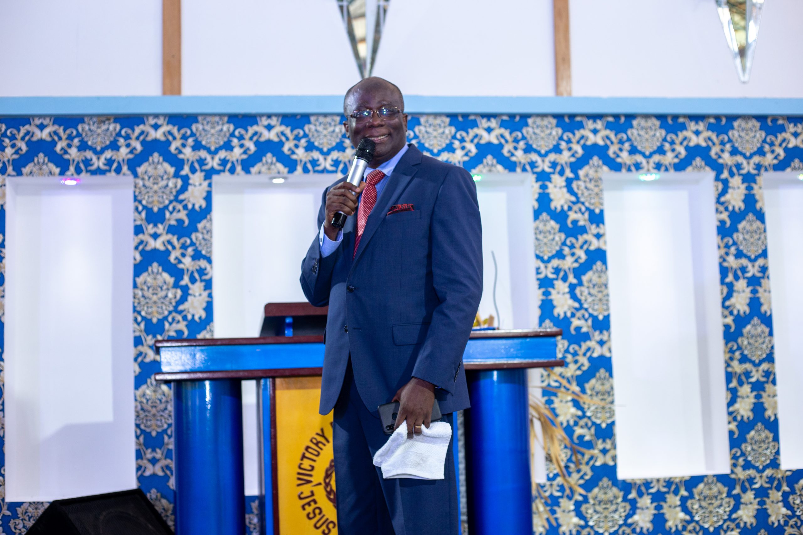 Rev. Sylvanus Adjei Brown, International Central Gospel Church, Bogobiri-Obuasi, 